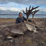 Sam Kapolak with his Caribou from this Fall from Bathurst Inlet _ Adventure Northwest
